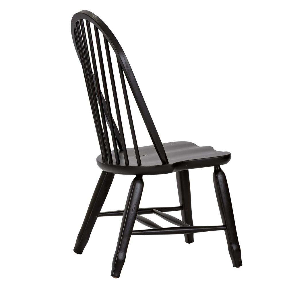 Bow Back Side Chair - Black-Set of 2. Picture 9