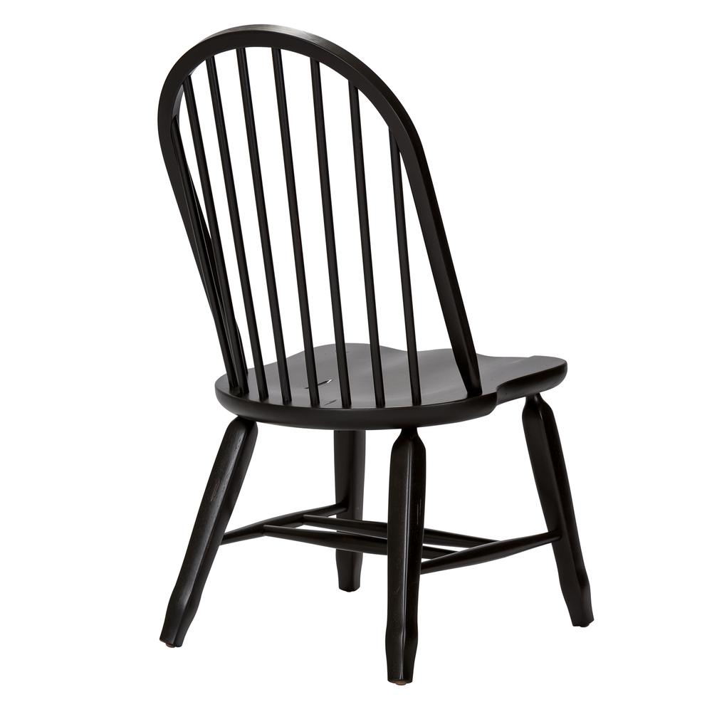 Bow Back Side Chair - Black-Set of 2. Picture 10