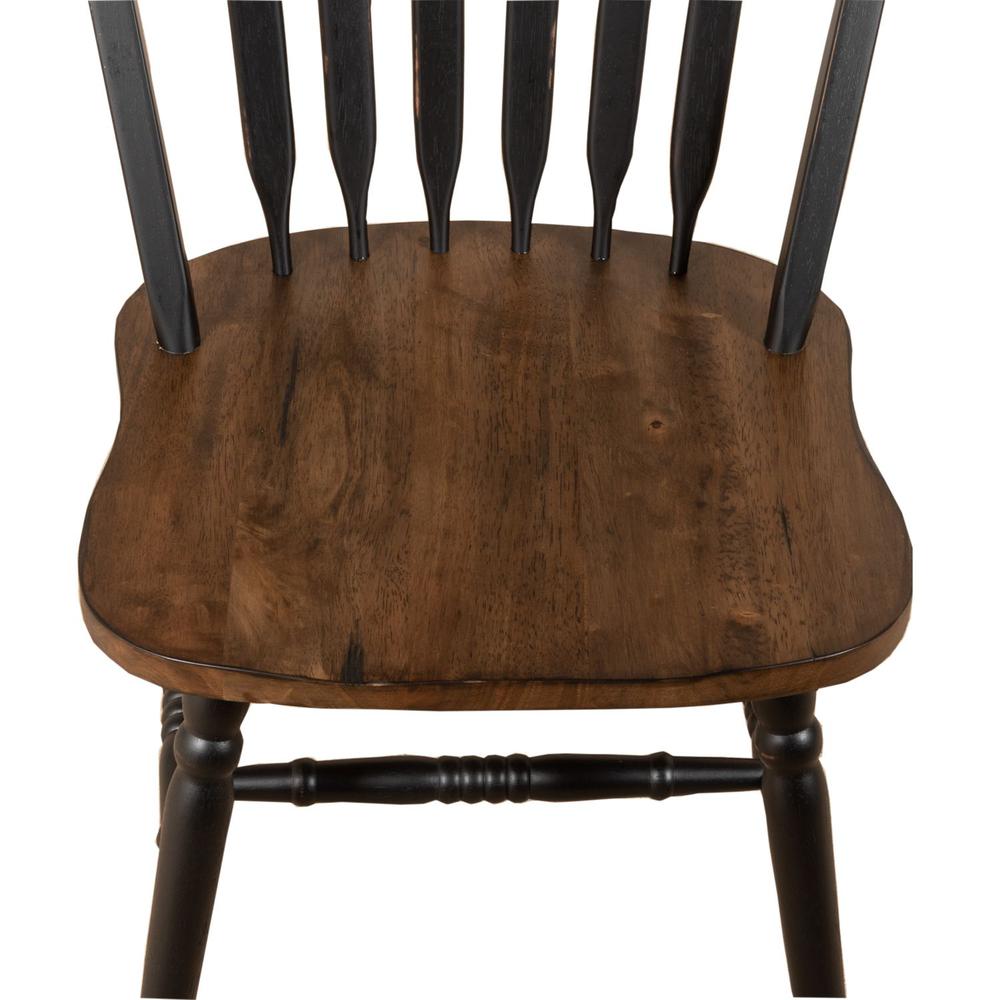 Windsor Side Chair- Black. Picture 5