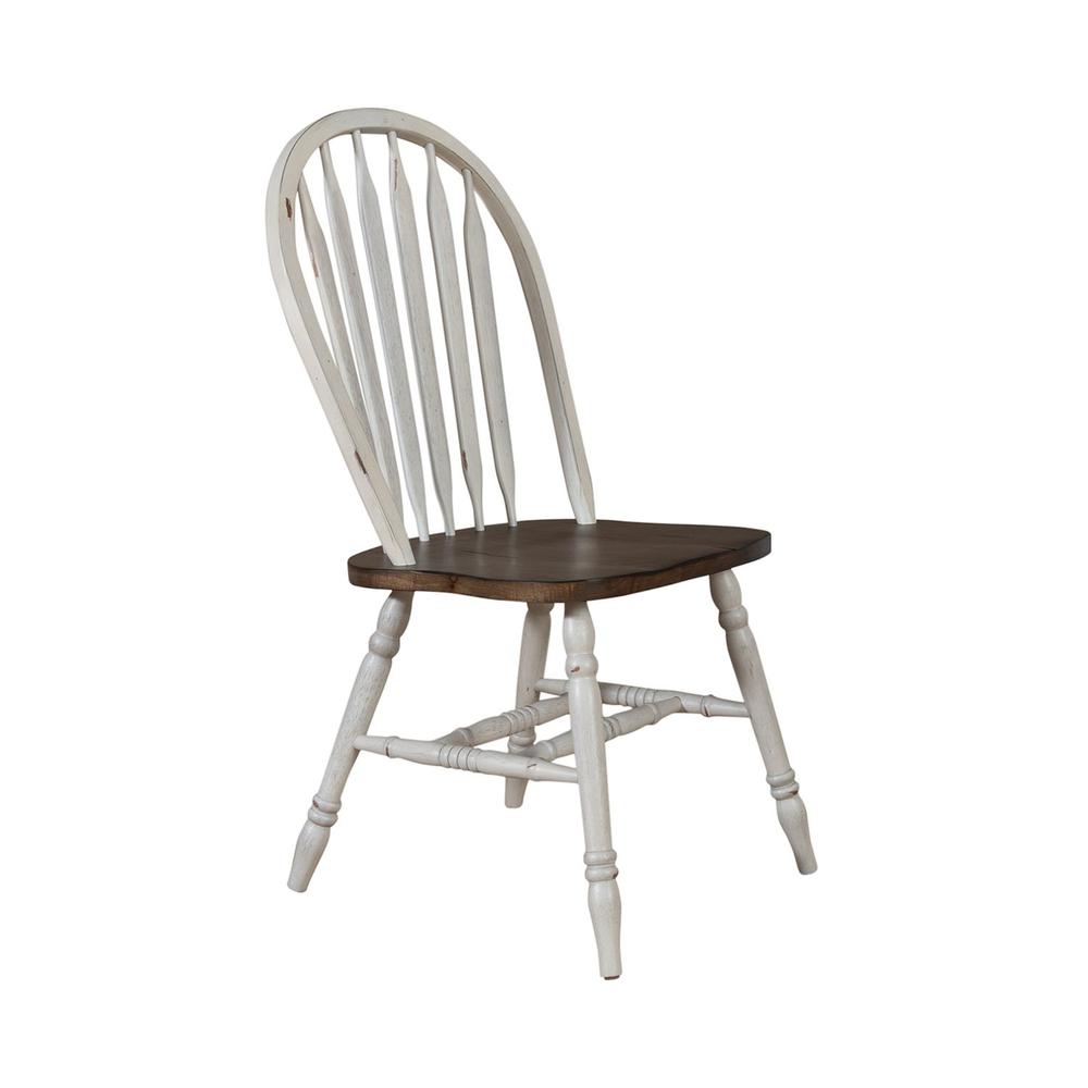 Windsor Side Chair- White. The main picture.