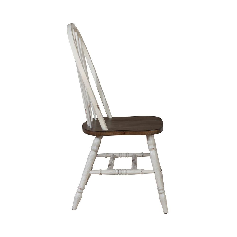 Windsor Side Chair- White. Picture 3