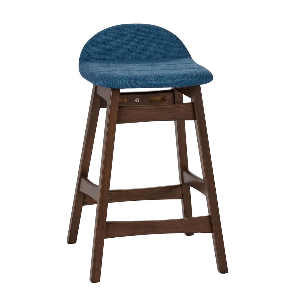 24 Inch Counter Chair - Blue (RTA)-Set of 2. Picture 8