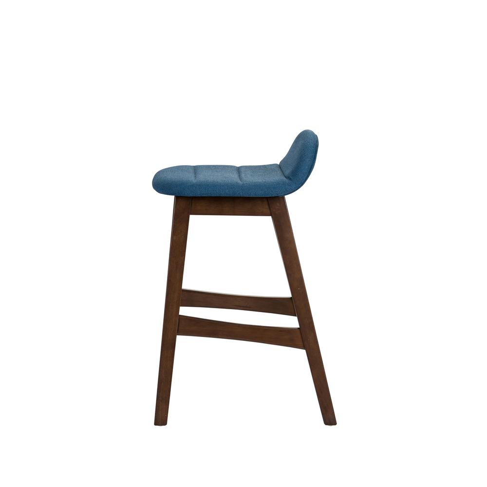 24 Inch Counter Chair - Blue (RTA)-Set of 2. Picture 4