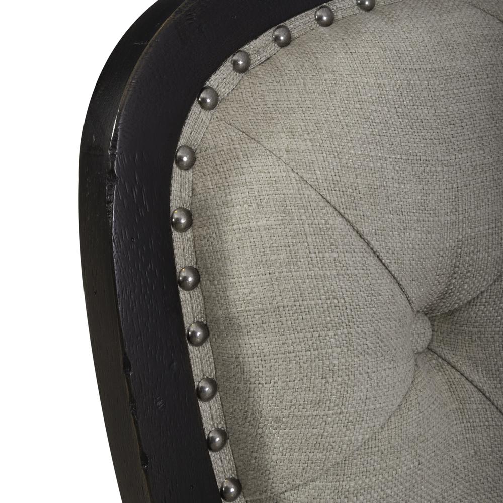 Uph Tufted Back Side Chair - Black - Set of 2 Traditional Multi. Picture 7