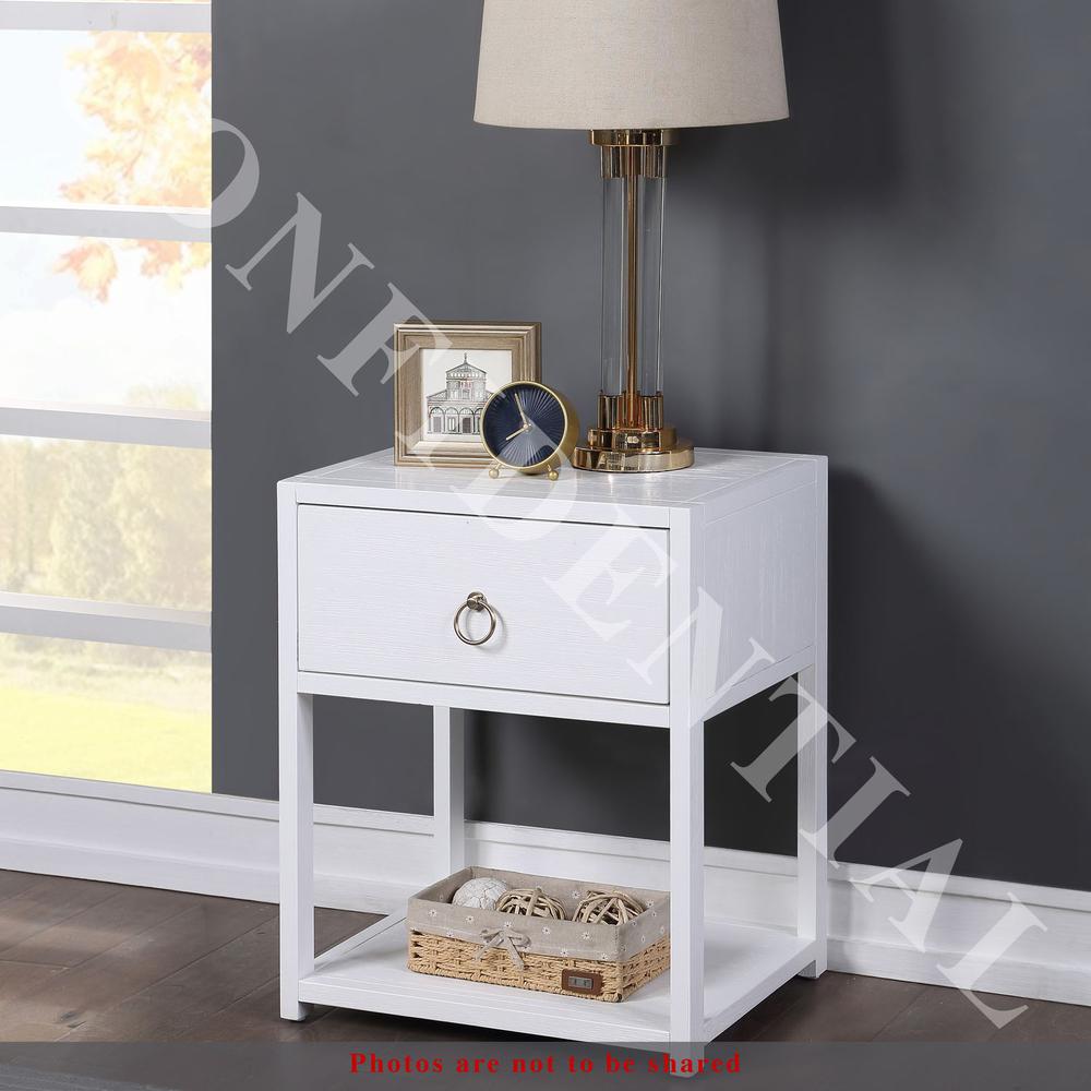 1 Drawer 1 Shelf Accent Table. Picture 10