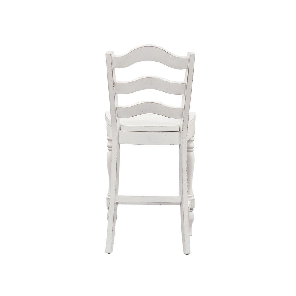 Ladder Back Counter Chair (RTA)-Set of 2. Picture 9