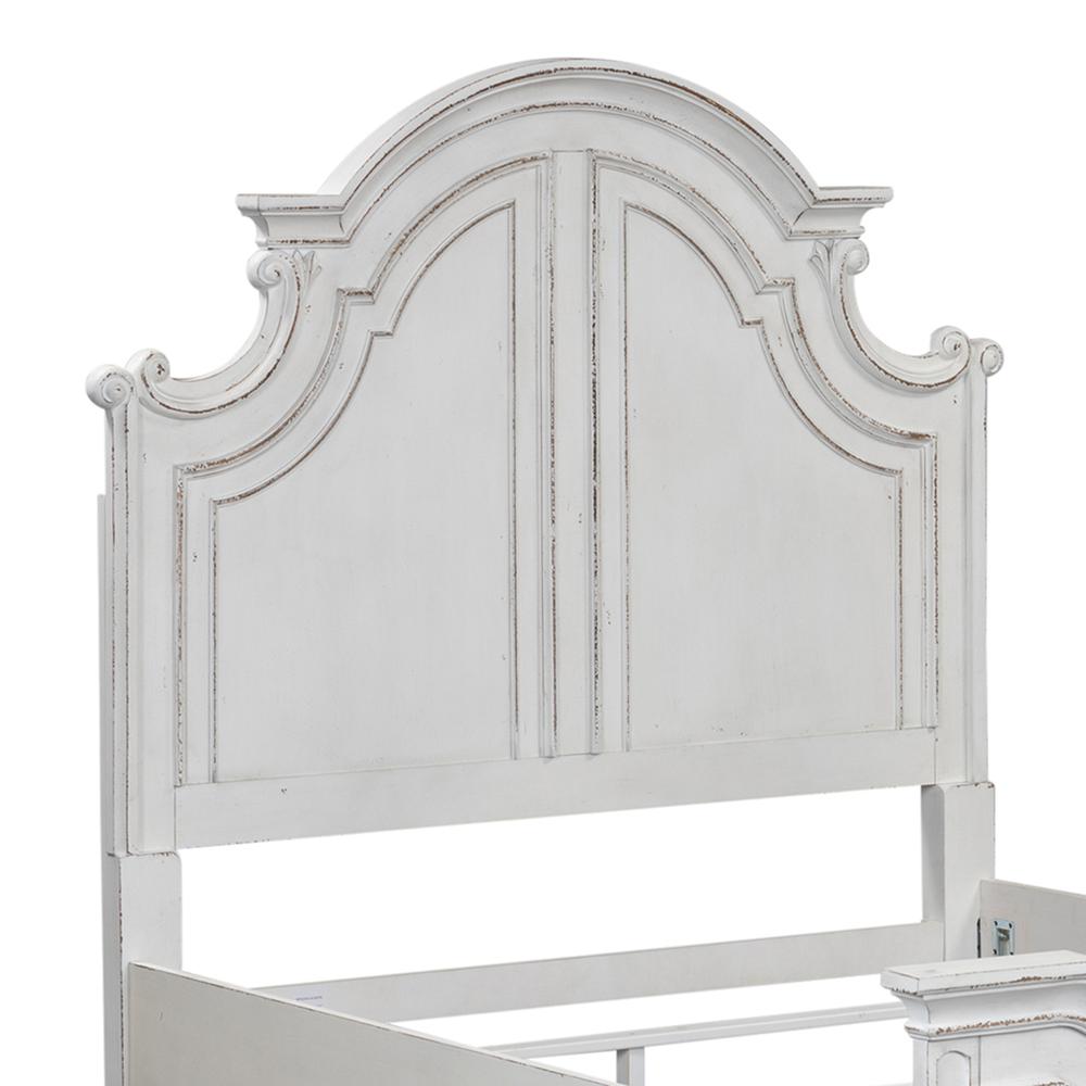 King Panel Headboard European Traditional White. The main picture.