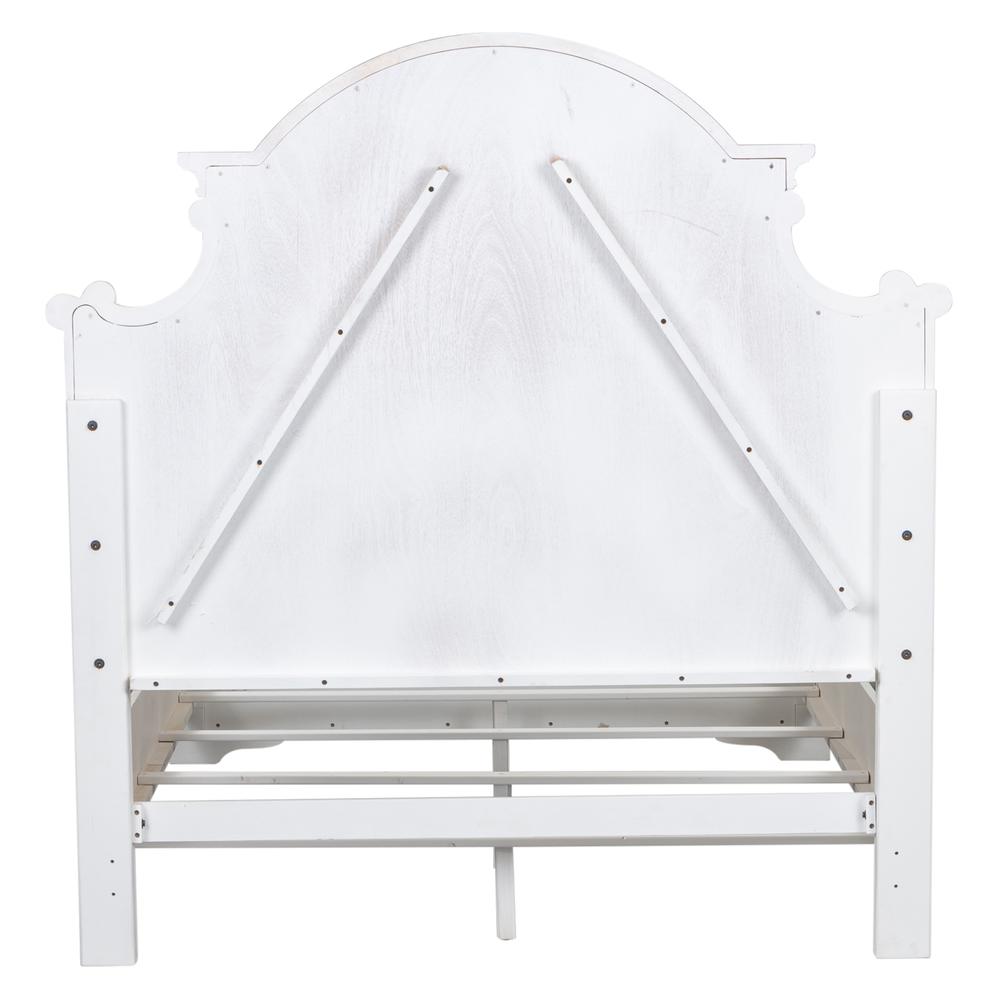 King Panel Headboard European Traditional White. Picture 5