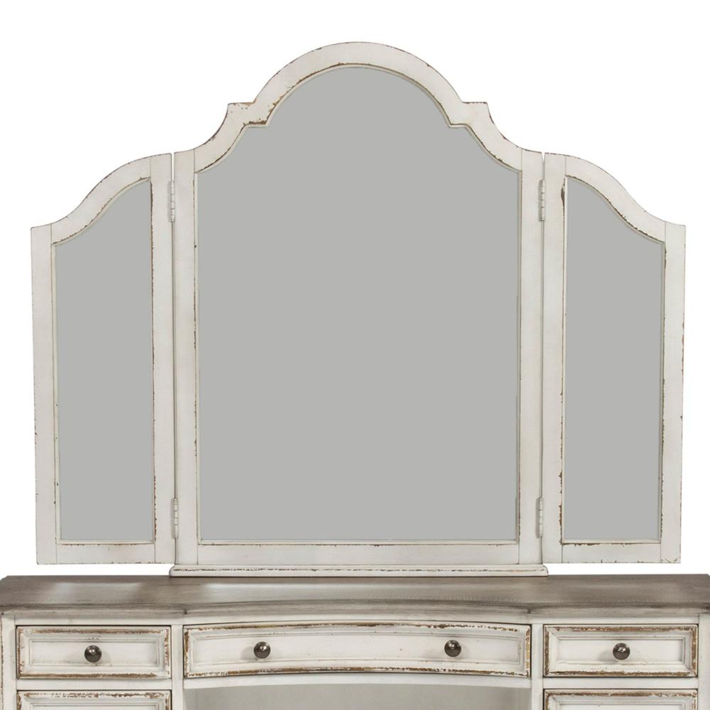 Magnolia Manor Vanity Mirror, W48 x D2 x H39, White. Picture 1