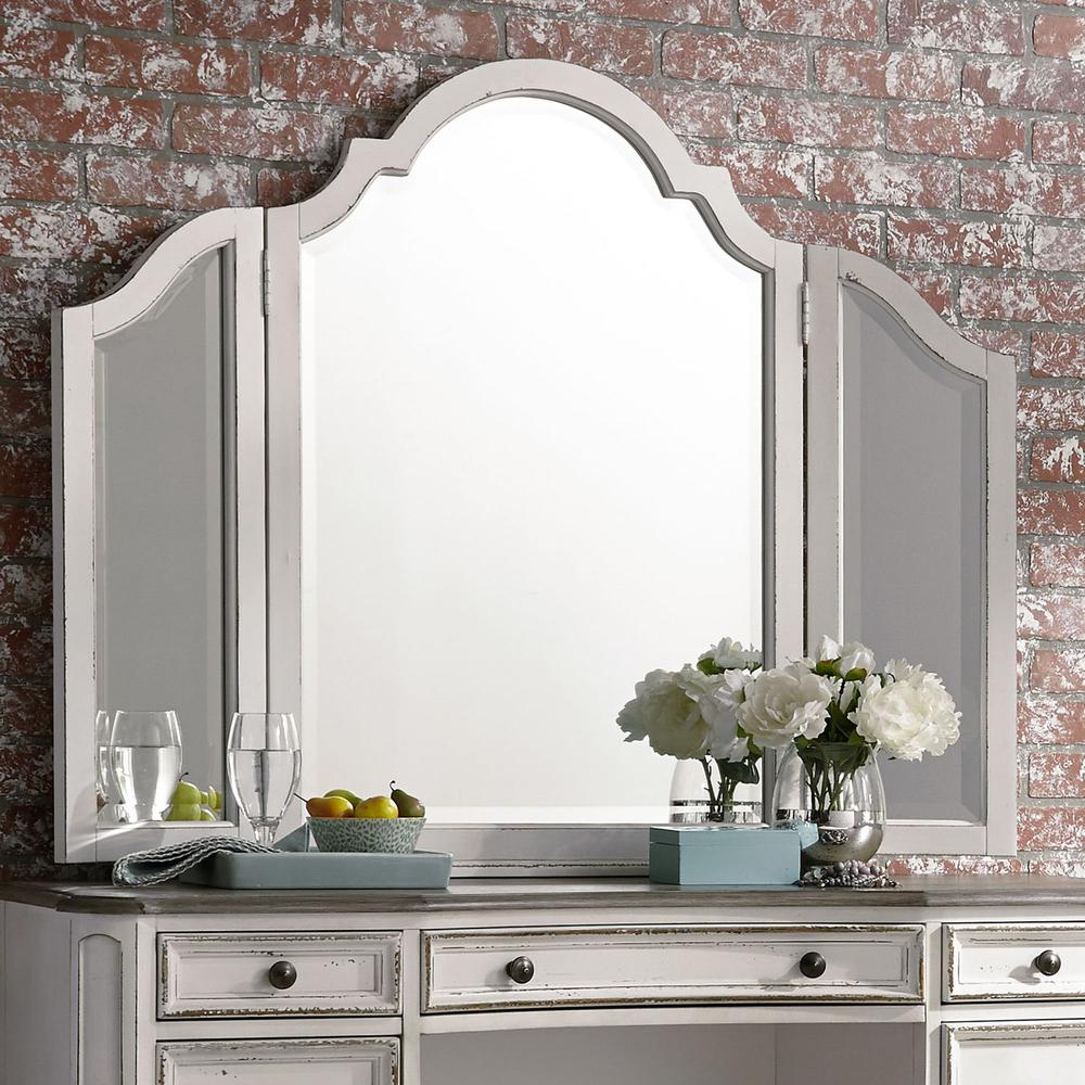 Magnolia Manor Vanity Mirror, W48 x D2 x H39, White. Picture 5