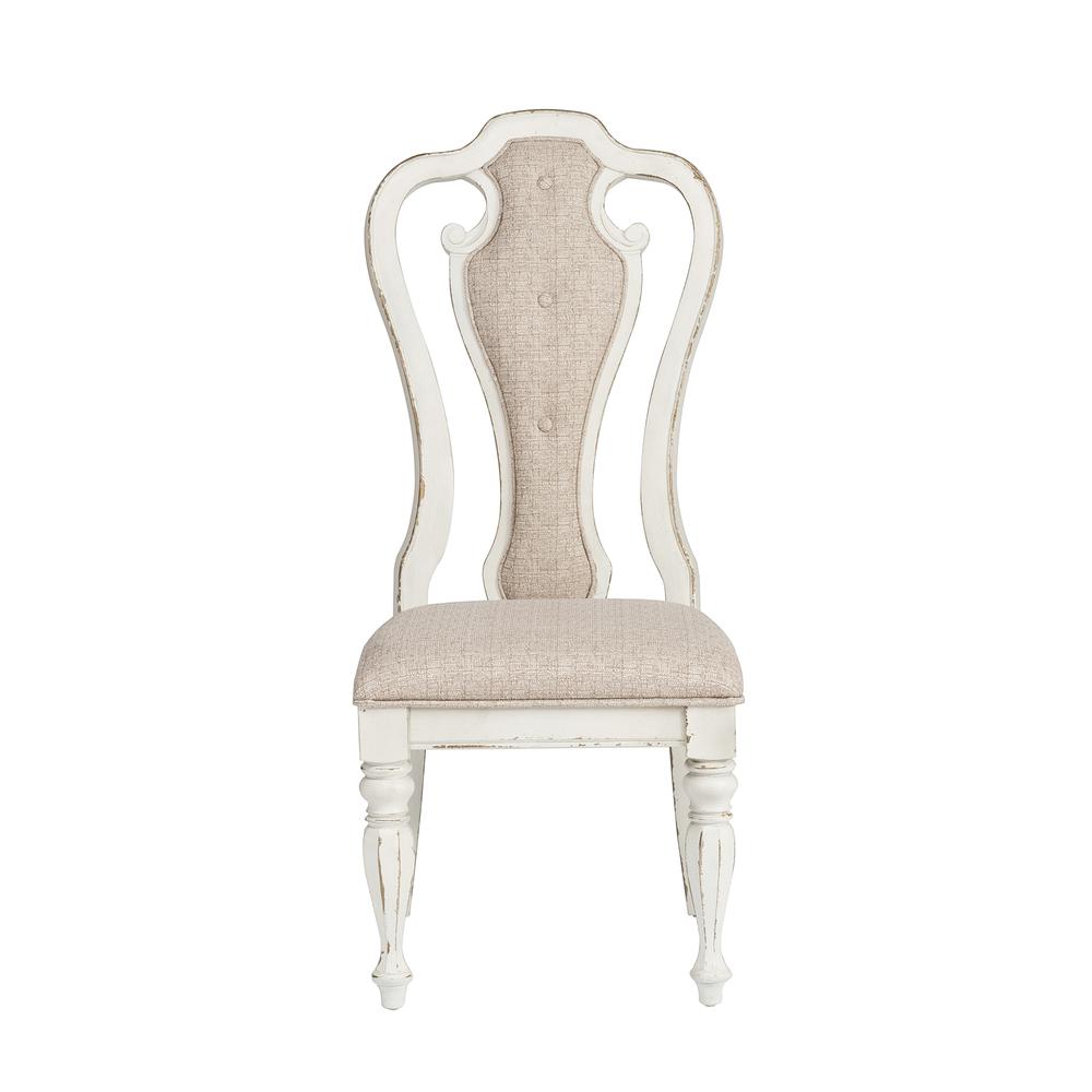 Magnolia Manor Splat Back Up Side Chair, W20 x D25 x H45, White. Picture 2