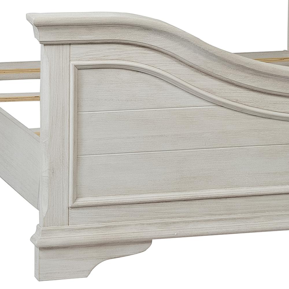 Bayside King Panel Bed, White. Picture 4