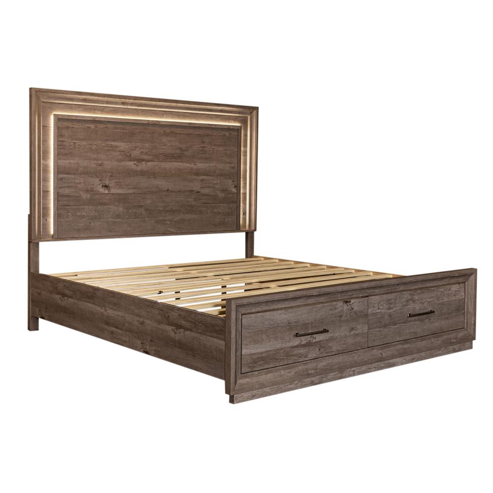 King Storage Bed. Picture 1