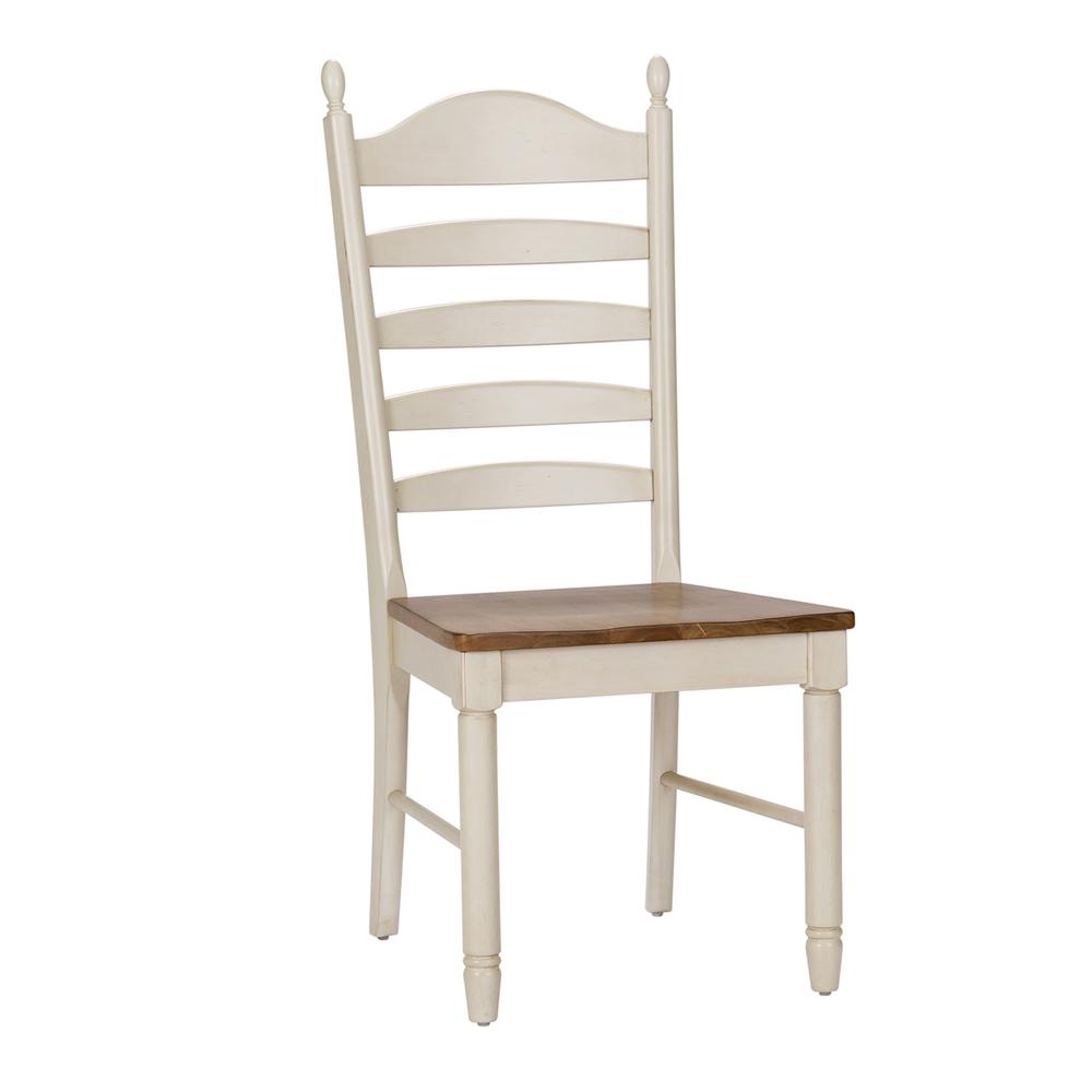 Ladder Back Side Chair (RTA)-Set of 2. Picture 7