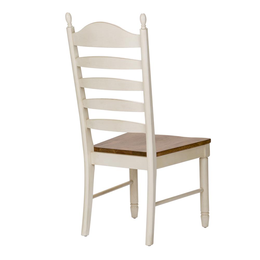 Ladder Back Side Chair (RTA)-Set of 2. Picture 2