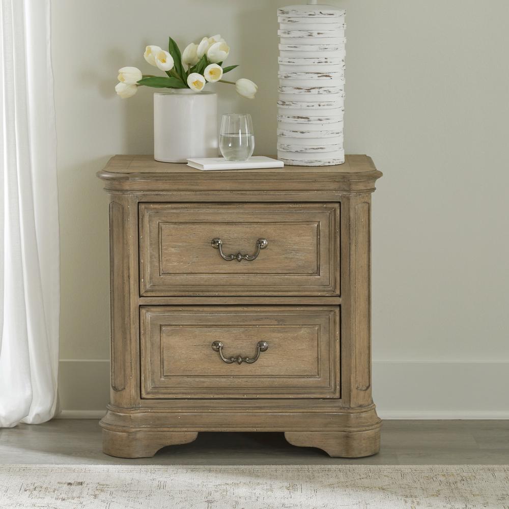 Magnolia Manor 2 Drawer Nightstand. Picture 2