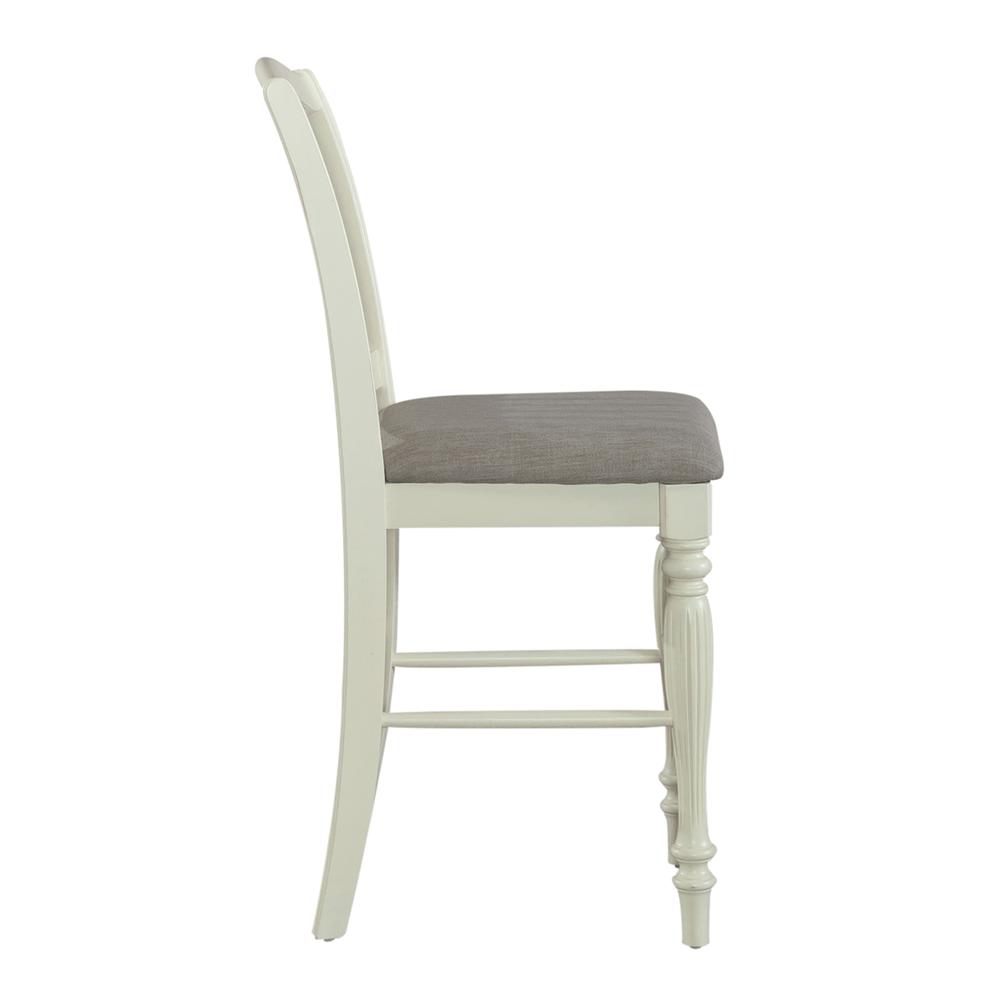 Slat Back Counter Chair (RTA)-Set of 2. Picture 8