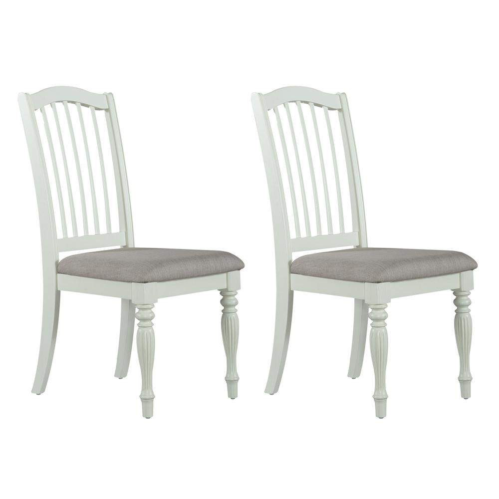 Slat Back Side Chair (RTA)-Set of 2. Picture 1