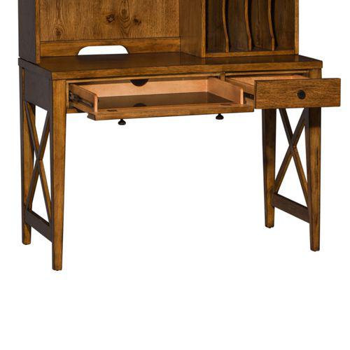 Hearthstone Writing Desk, W44 x D22 x H31, Dark Brown. Picture 4