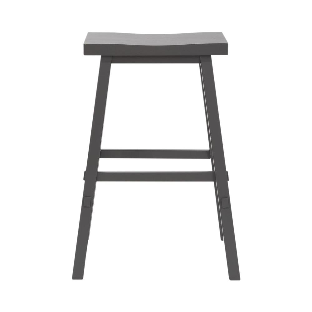 24 Inch Sawhorse Counter Stool- Gray. Picture 3