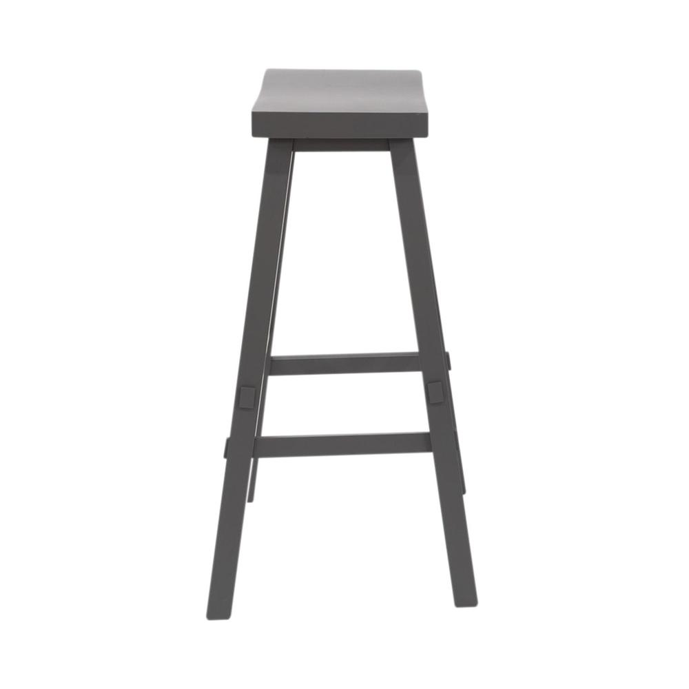 24 Inch Sawhorse Counter Stool- Gray. Picture 4