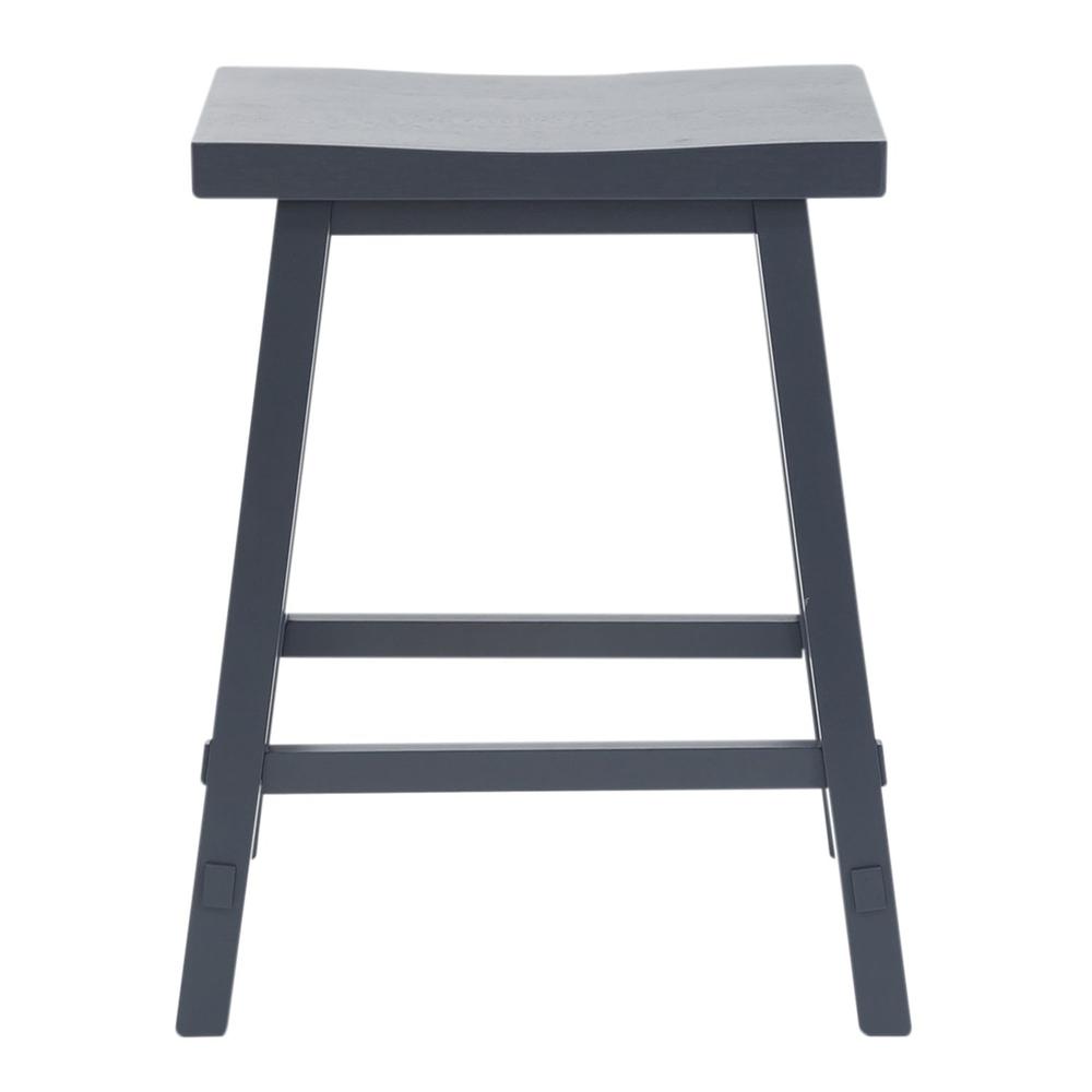 24 Inch Sawhorse Counter Stool- Navy. Picture 2