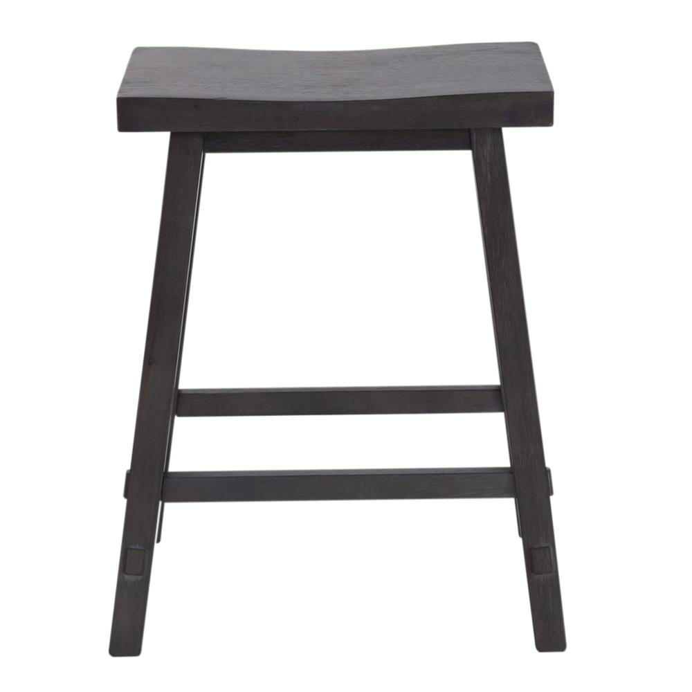 Creations II 24 Inch Sawhorse Counter Stool- Slate. Picture 5