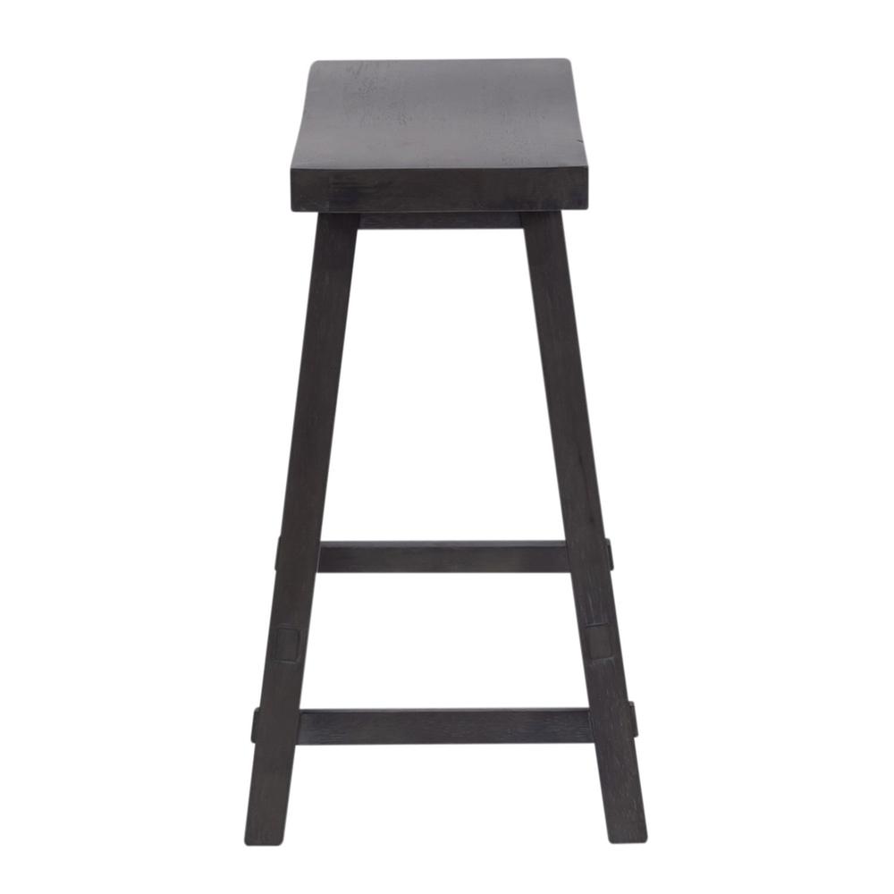 Creations II 24 Inch Sawhorse Counter Stool- Slate. Picture 2