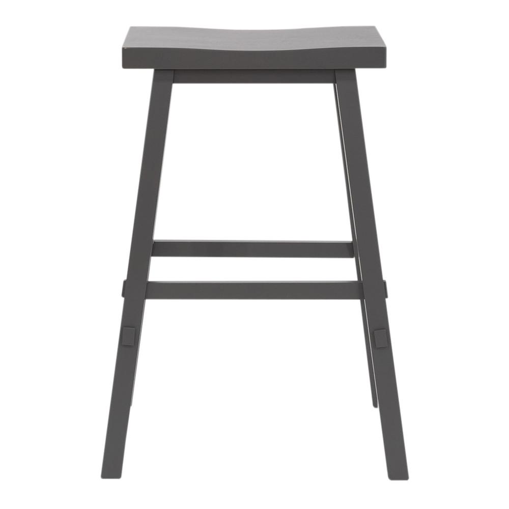 30 Inch Sawhorse Stool- Gray. Picture 2