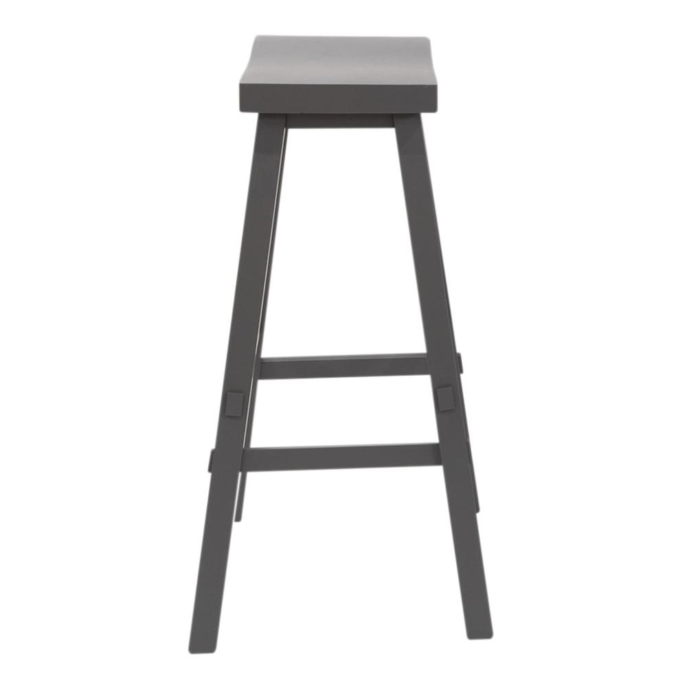 30 Inch Sawhorse Stool- Gray. Picture 3