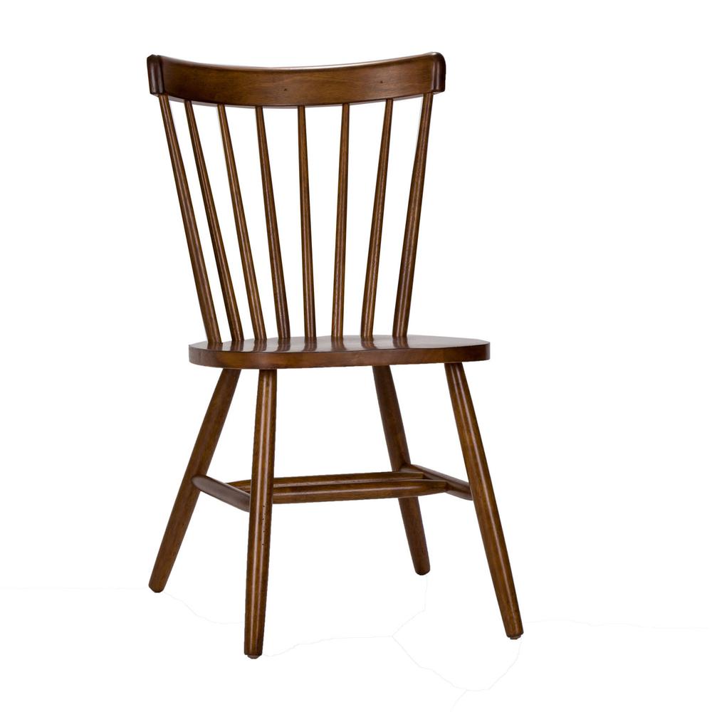 Copenhagen Side Chair - Tobacco-Set of 2 Traditional Multi. Picture 6