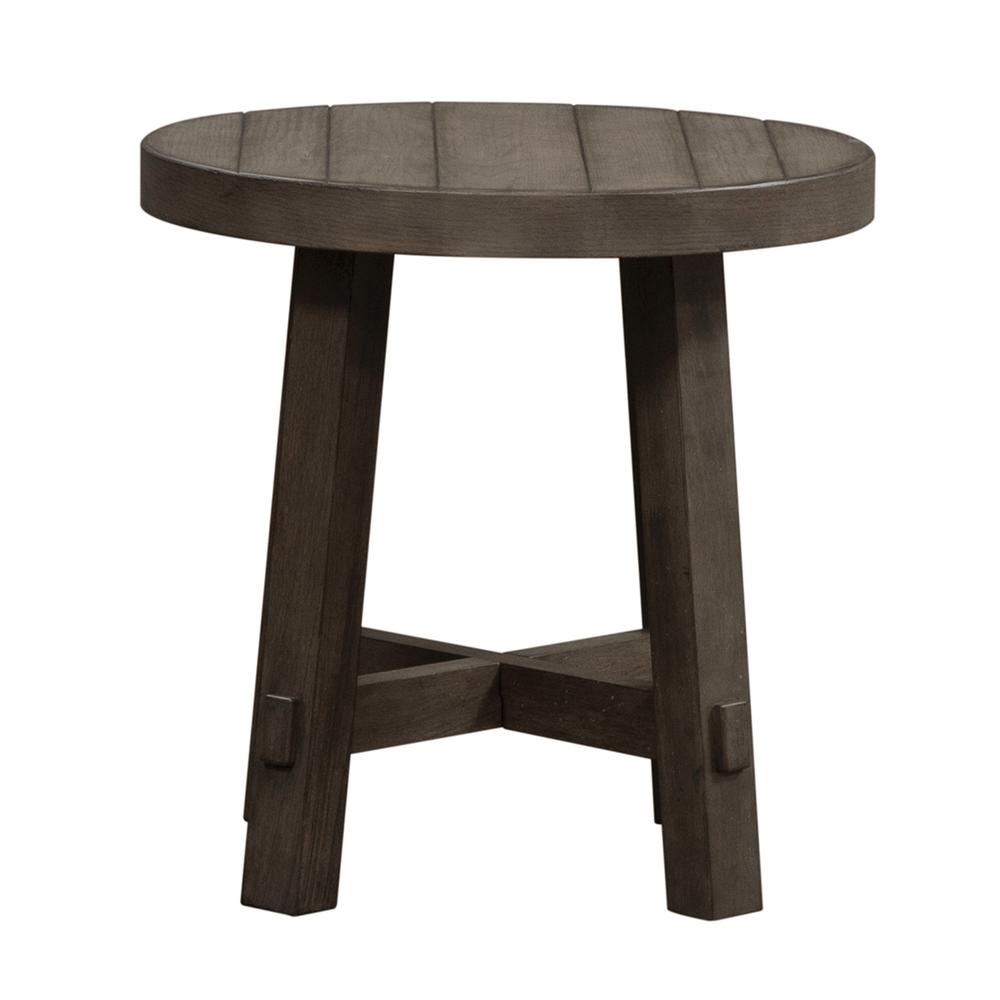 Splay Leg Round End Table. Picture 4