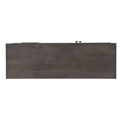 Modern Farmhouse Entertainment Console, 56", Dusty Charcoal. Picture 4