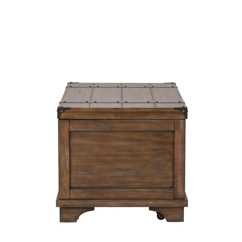 Aspen Skies Occasional Storage Trunk, W38 x D23 x H20, Light Brown. Picture 6