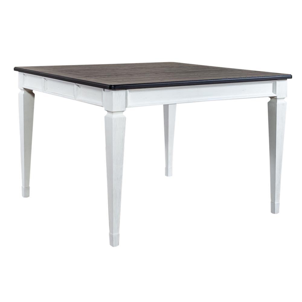 Counter Height Leg Table Cottage White. Picture 6