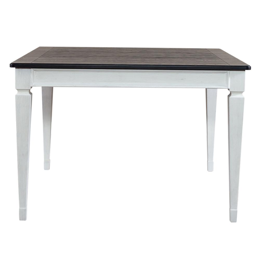 Counter Height Leg Table Cottage White. Picture 8