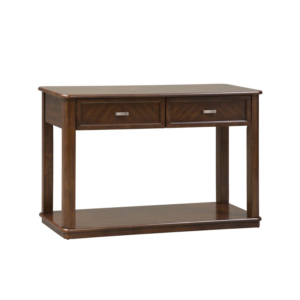 Wallace Occasional Sofa Table, W48 x D17 x H30, Dark Brown. Picture 1