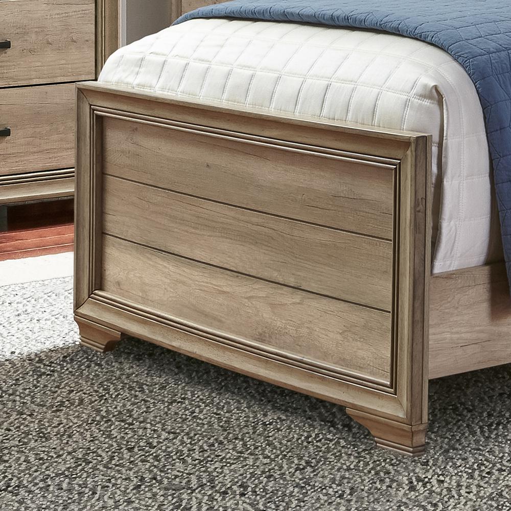 Twin Upholstered Bed (439-BR-TUB), Sandstone Finish. Picture 8
