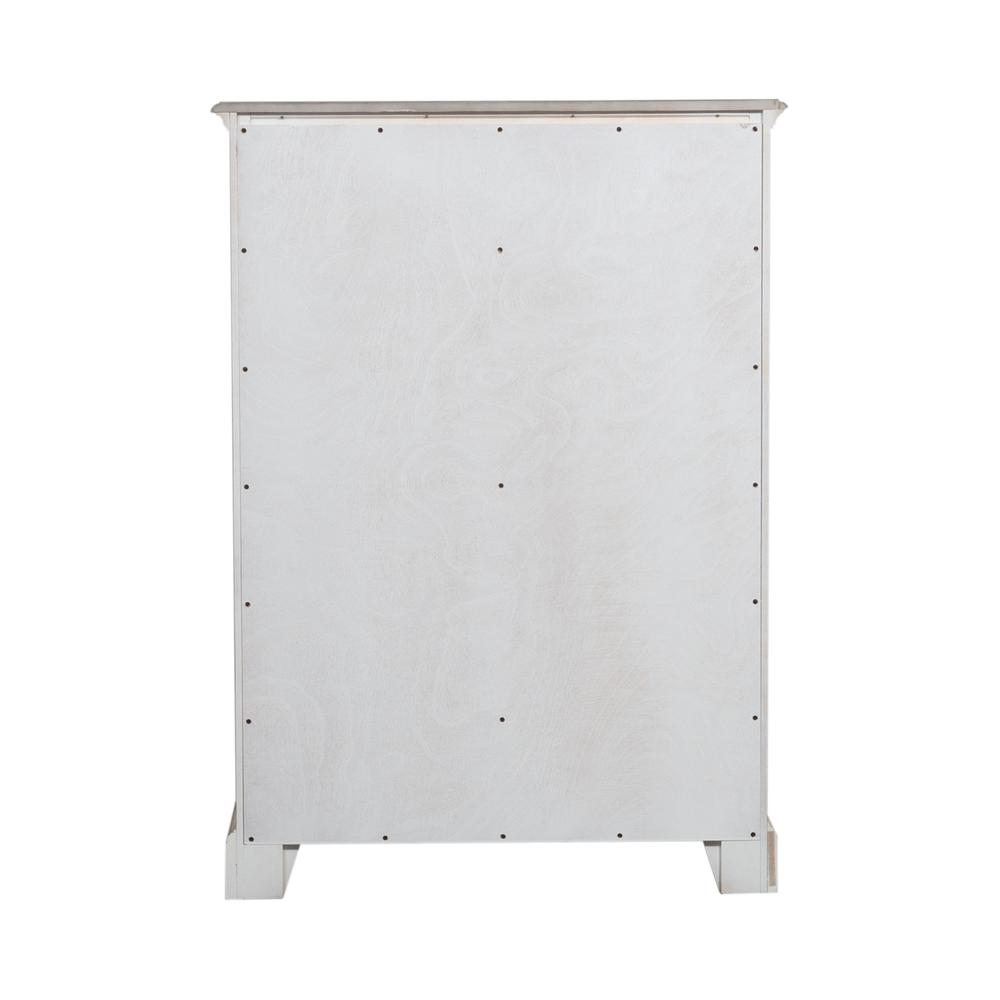 Abbey Road 5 Drawer Chest, Porcelain White. Picture 5
