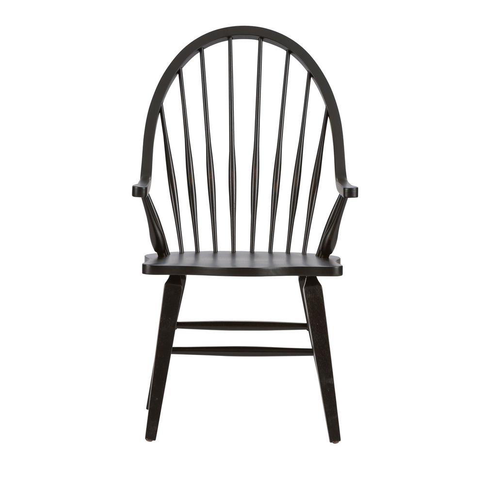 Windsor Back Arm Chair - Black 1 pcs. Picture 2