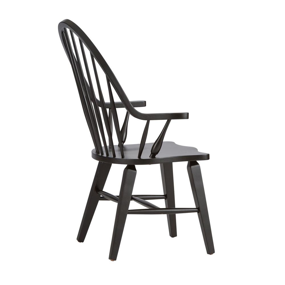 Windsor Back Arm Chair - Black 1 pcs. Picture 4