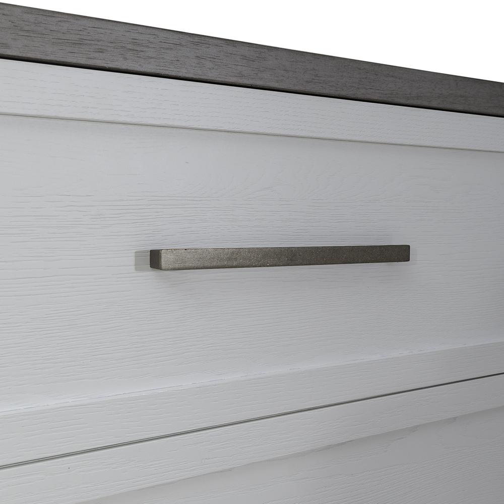 Palmetto Heights 5 Drawer Chest in Shell White and Driftwood Finish. Picture 8