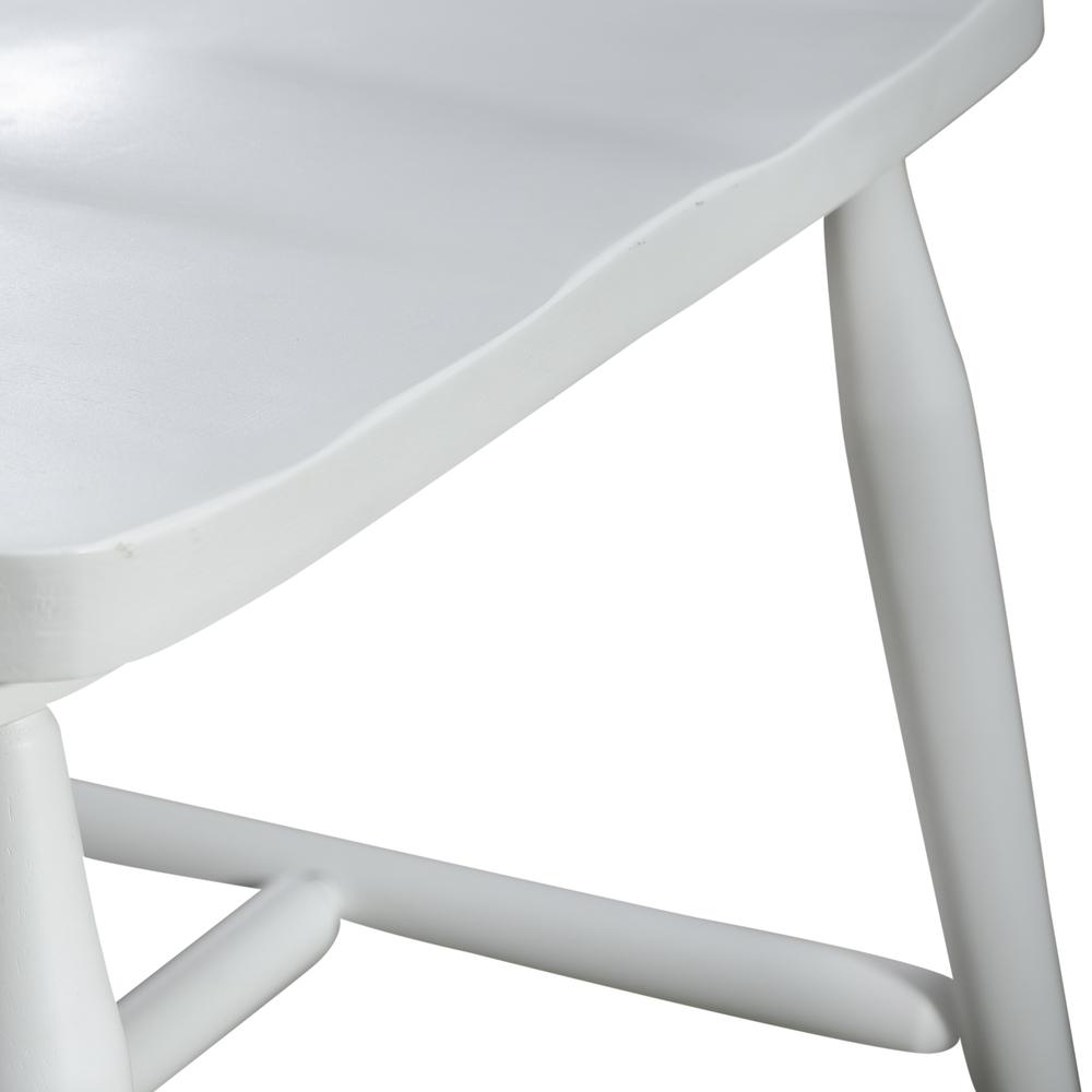 Spindle Back Side Chair (RTA) - Set of 2 Contemporary White. Picture 11