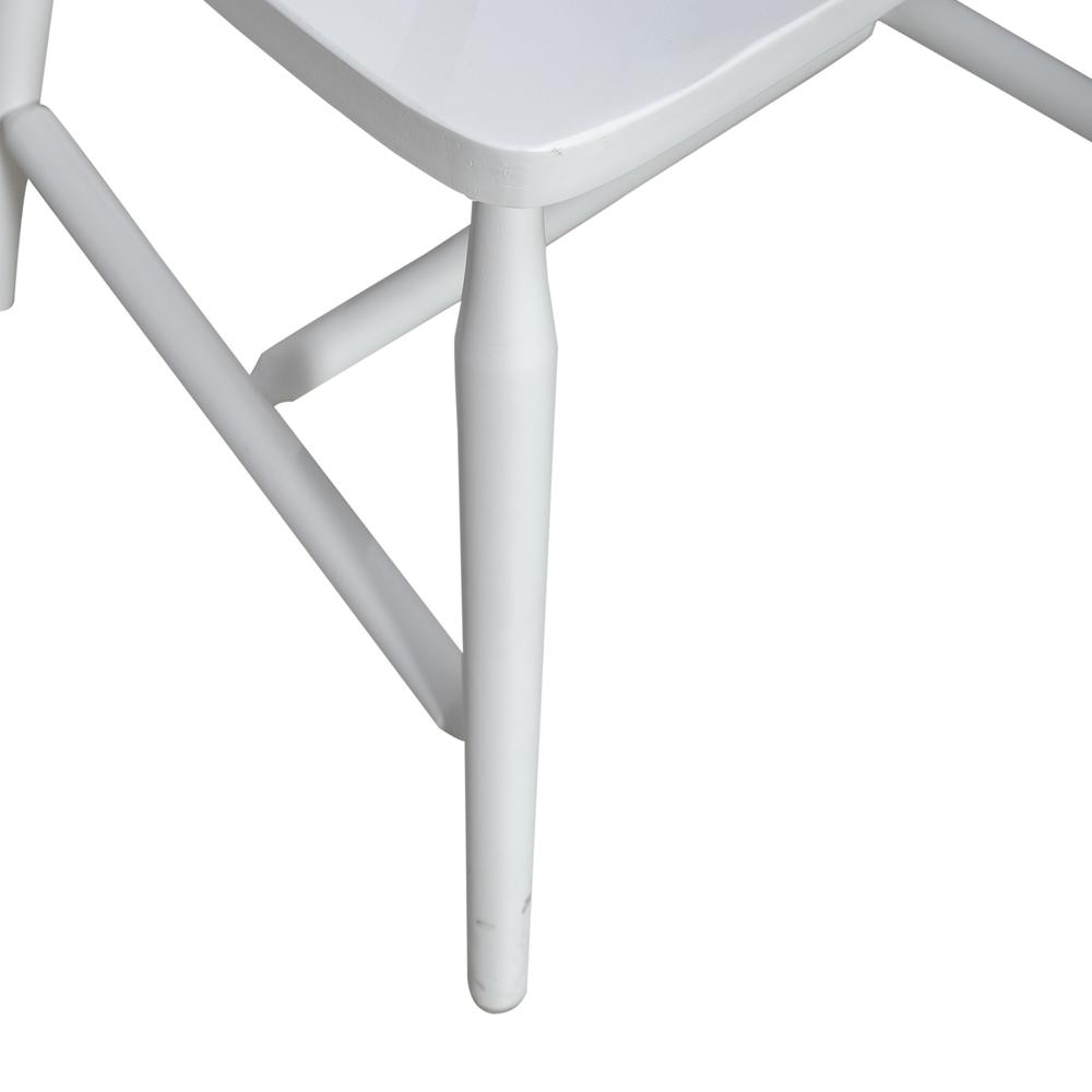 Spindle Back Side Chair (RTA) - Set of 2 Contemporary White. Picture 12