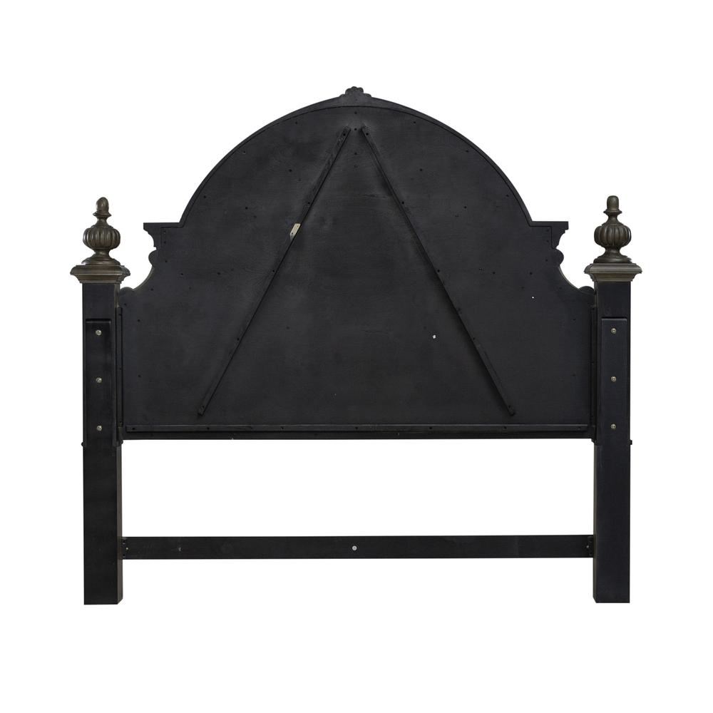 King Uph Poster Headboard Traditional Brown. Picture 5