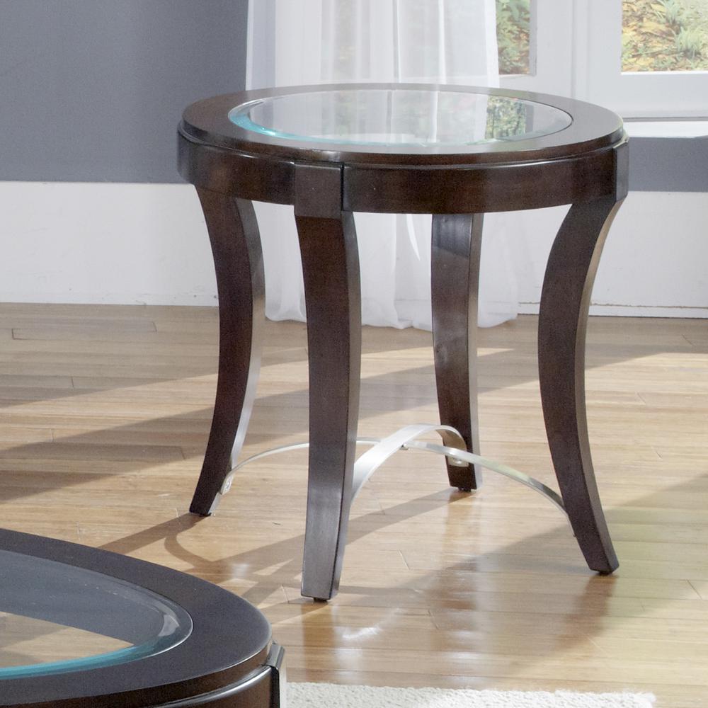 Oval End Table. Picture 2