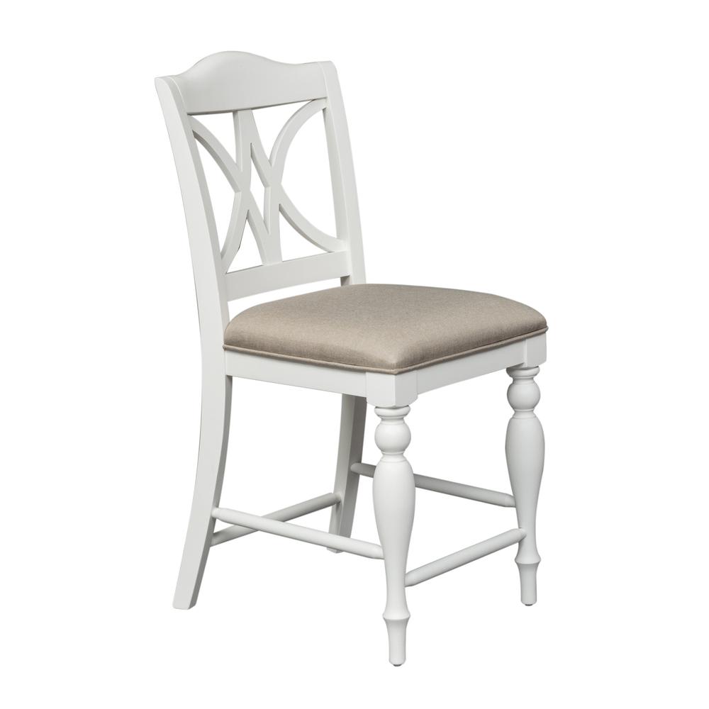 Slat Back Counter Chair (RTA)-Set of 2. Picture 3