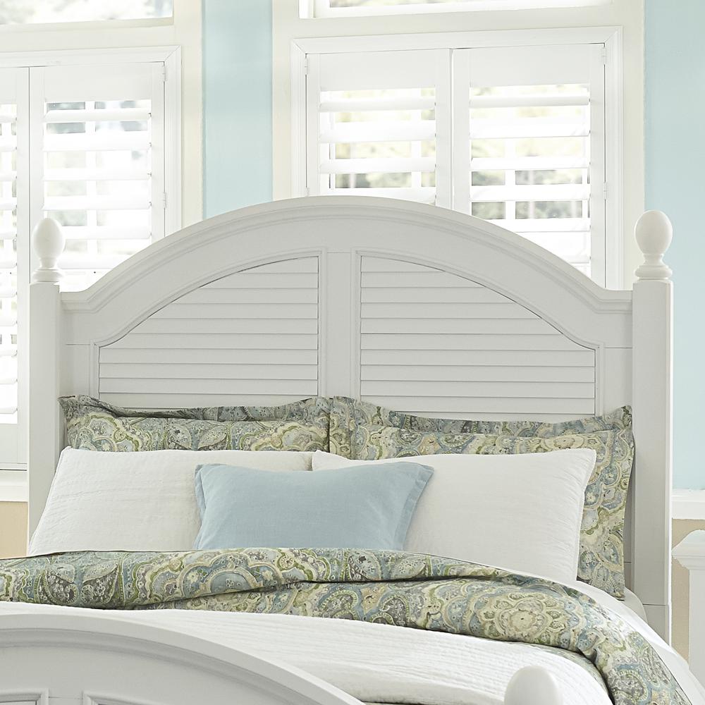Liberty Furniture Summer House I Poster Headboard, Queen, Oyster White. Picture 2