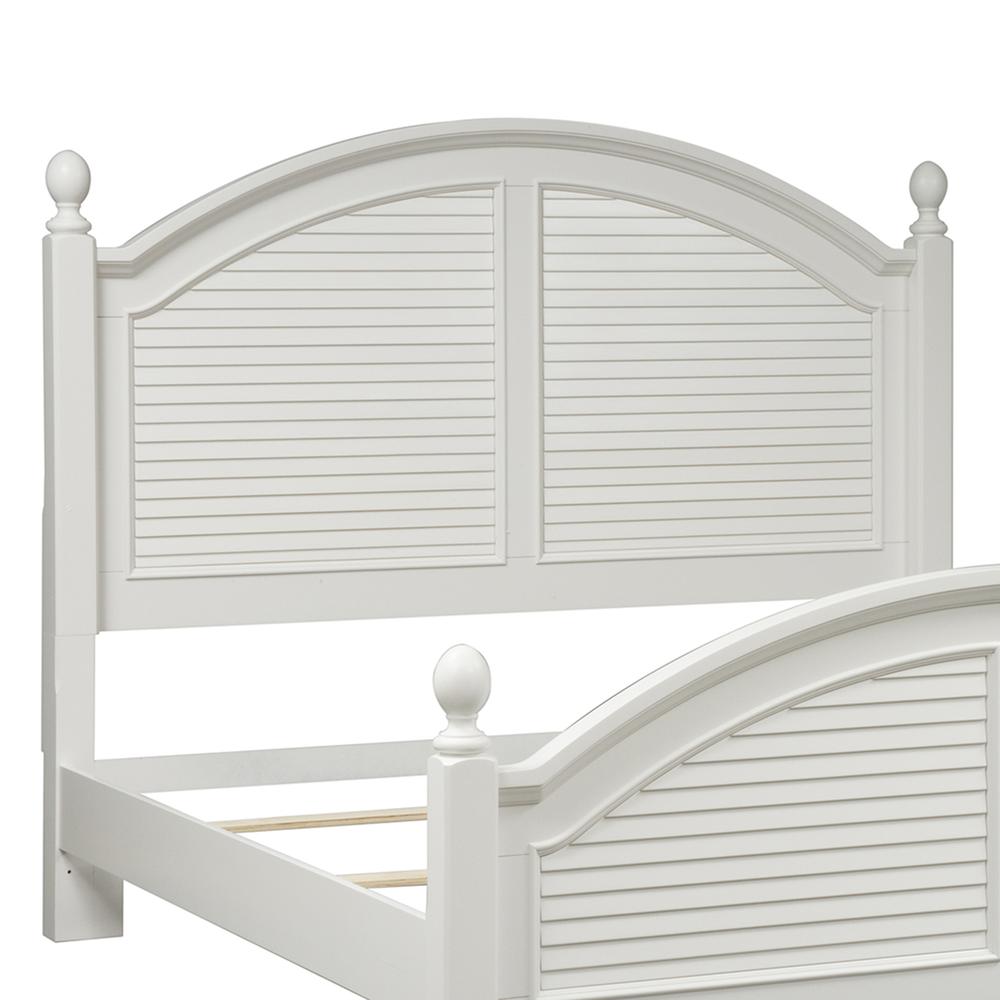Liberty Furniture Summer House I Poster Headboard, Queen, Oyster White. Picture 1
