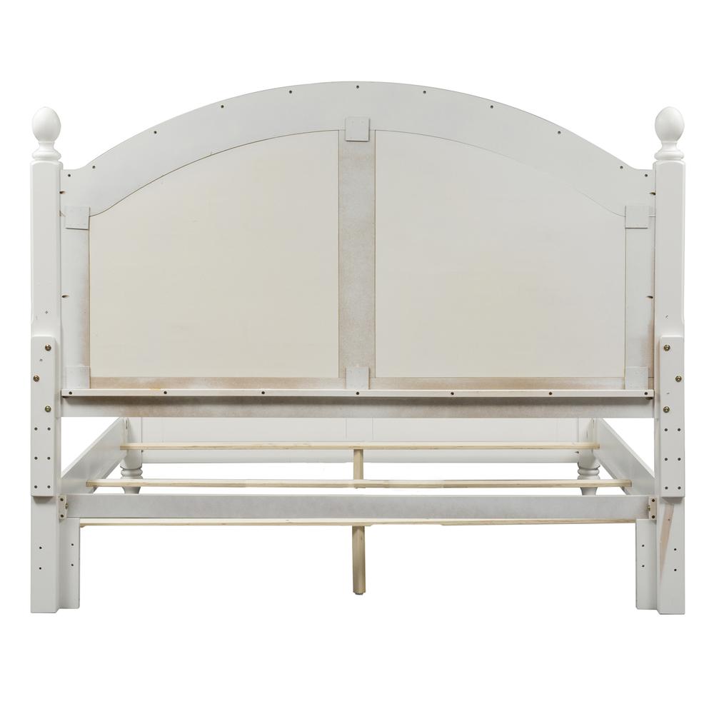 Liberty Furniture Summer House I Poster Headboard, Queen, Oyster White. Picture 4